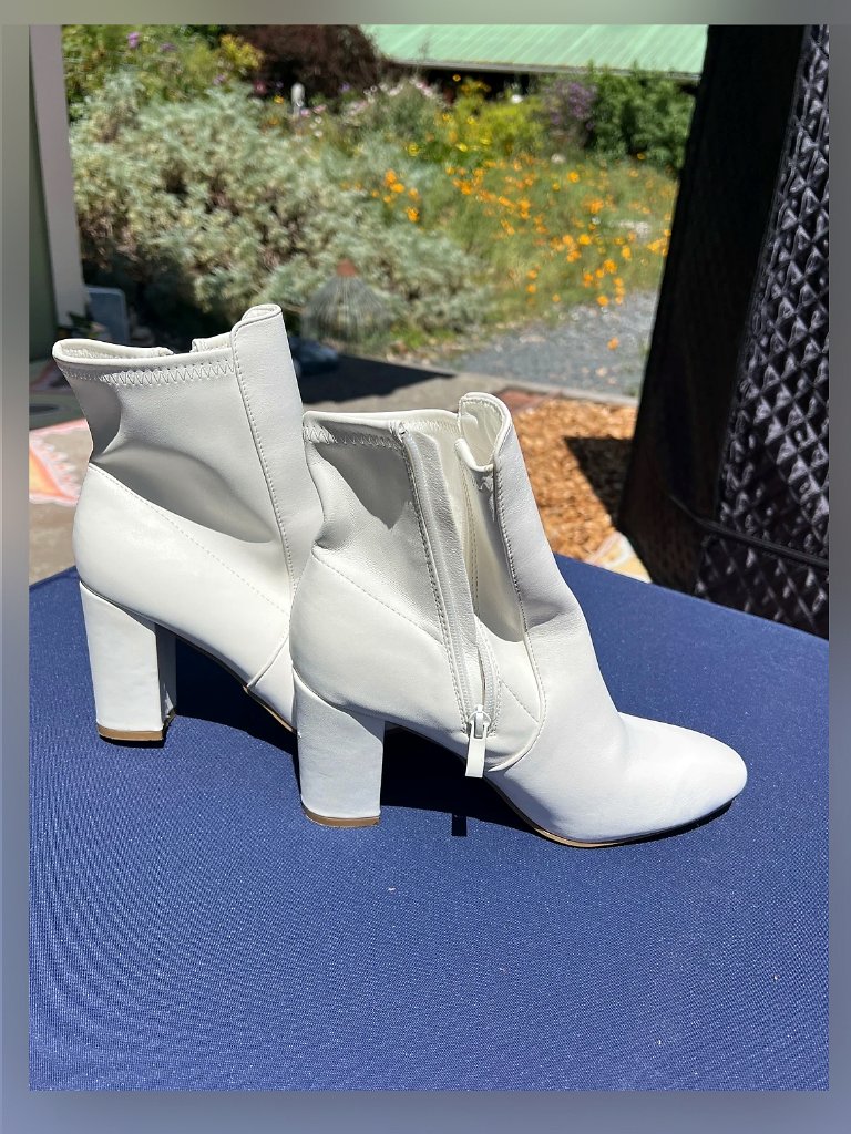 Top Moda White Boots